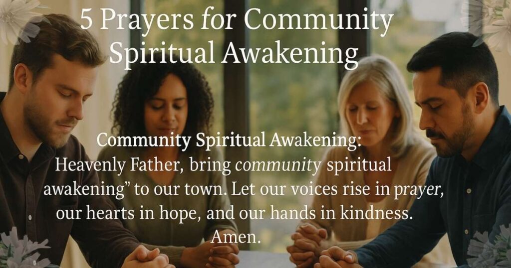 Prayers for Community Spiritual Awakening