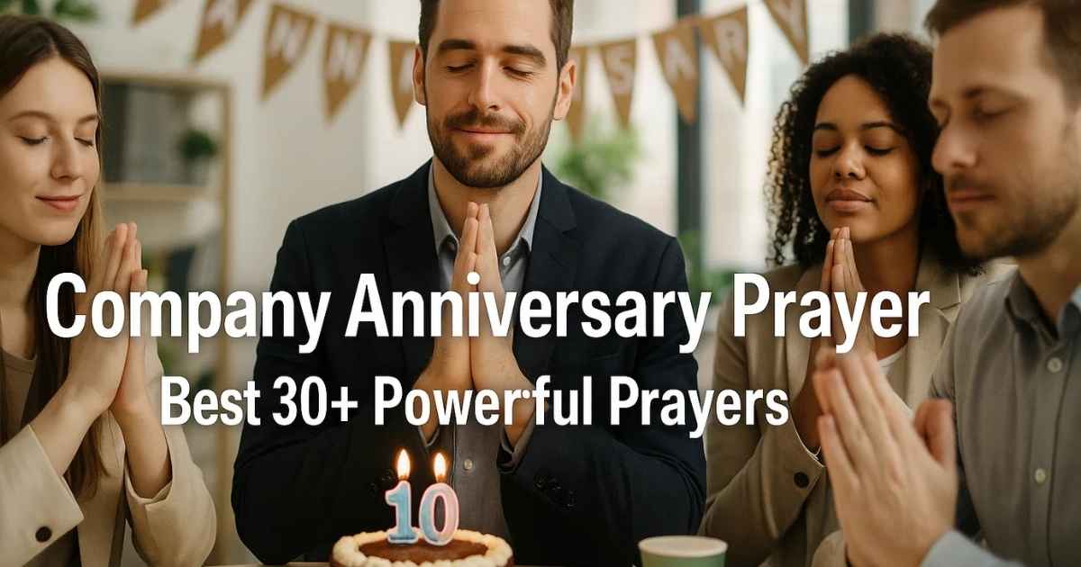 Prayer for Anniversary Celebration