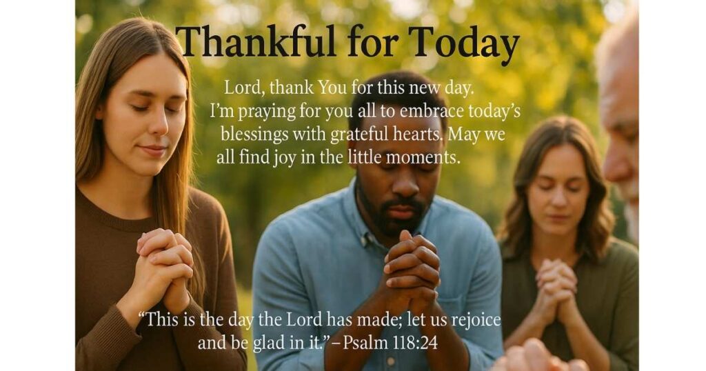 Prayers for Gratitude for You All