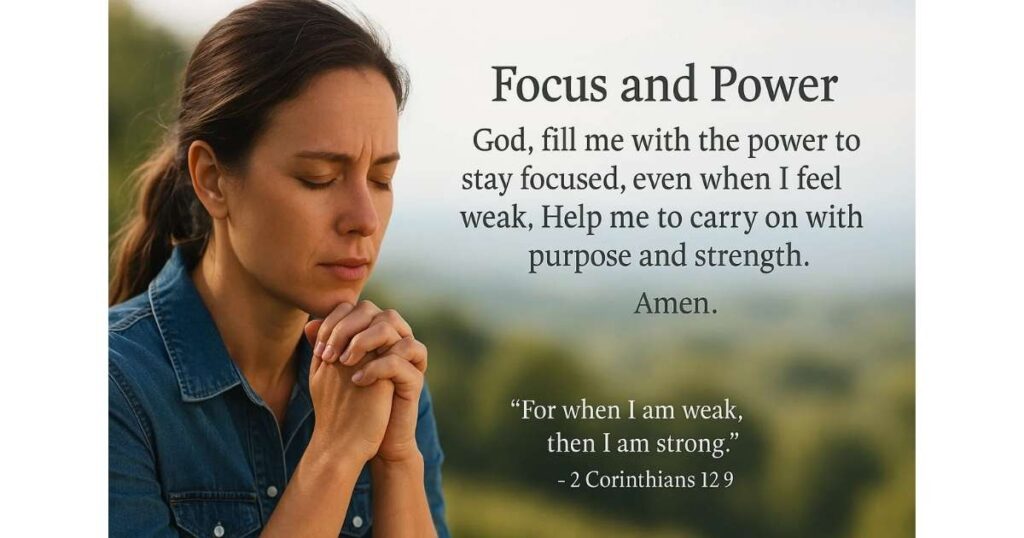 Prayers for Mental Clarity and Focus