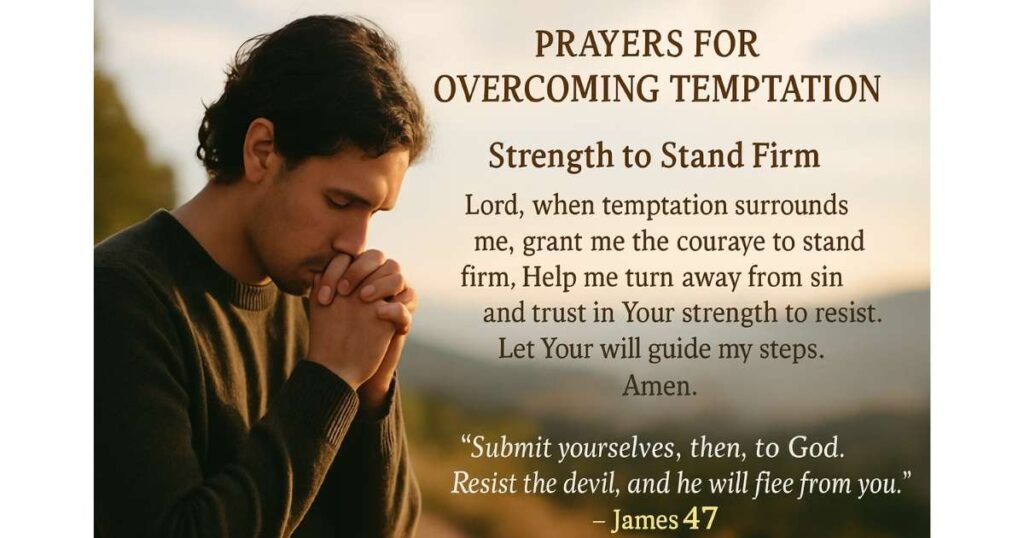Prayers for Overcoming Temptation