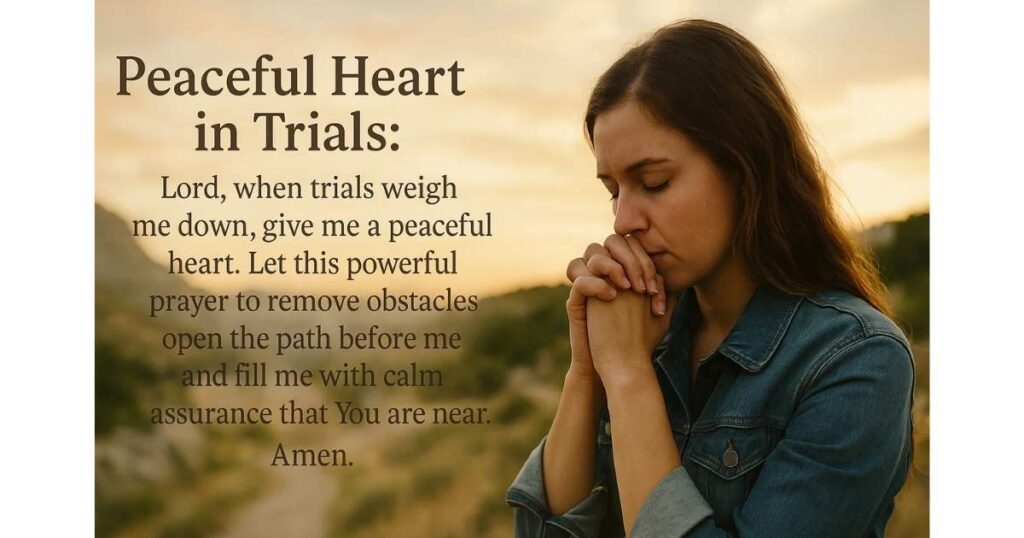 Prayer To Remove Obstacles
