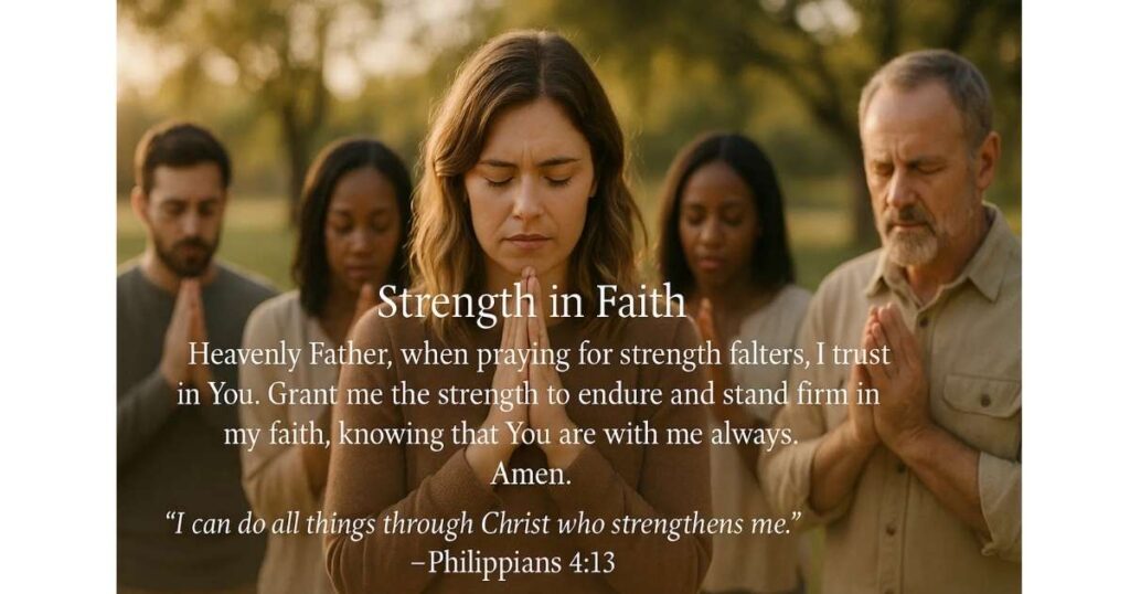 Prayers for Strength for You All