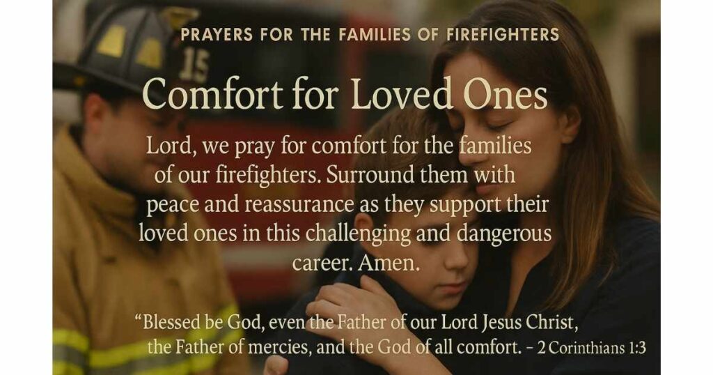 Prayers for the Families of Firefighters
