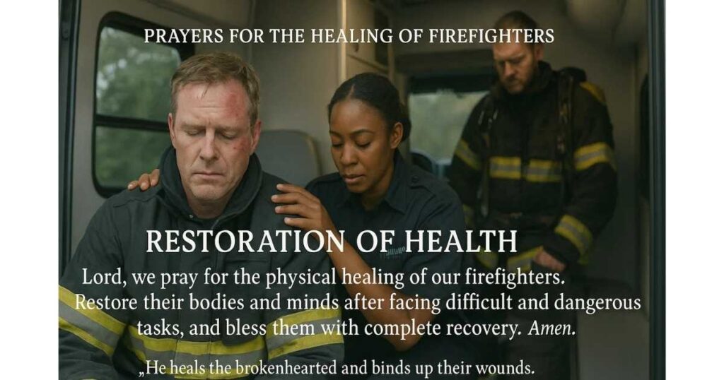 Prayers for the Healing of Firefighters