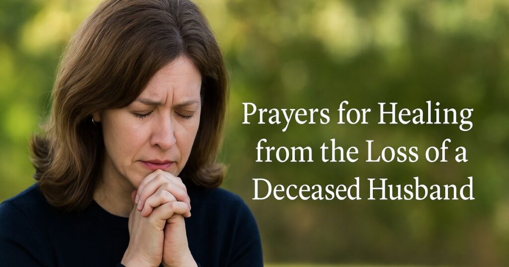 Prayers for Healing from the Loss of a Husband