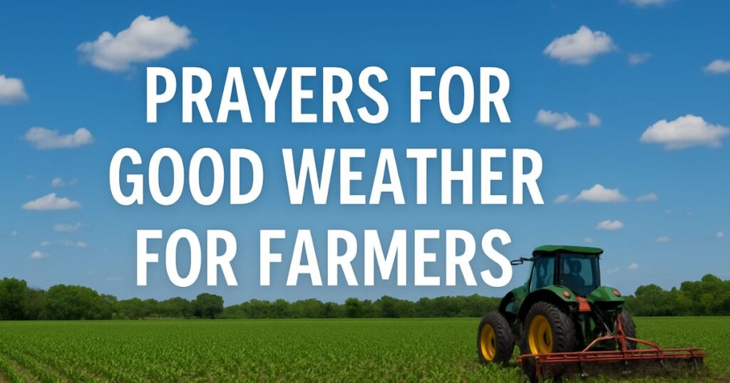 Good Weather for Farmers