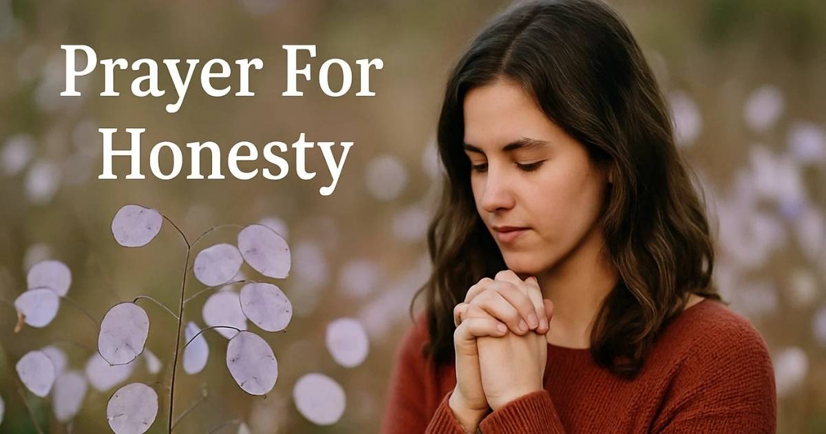 Prayer For Honesty