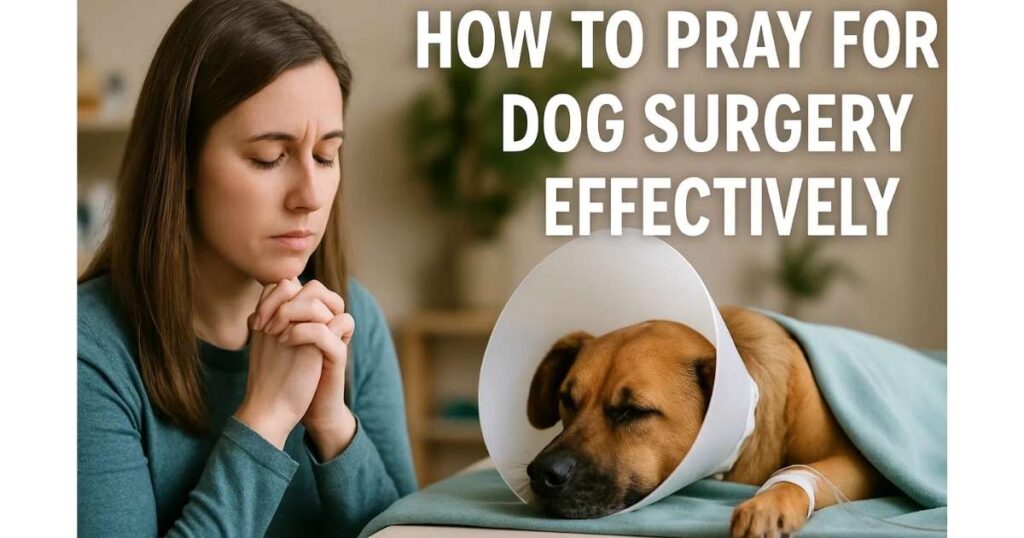 How to Prayer for Dog Having Surgery Effectively