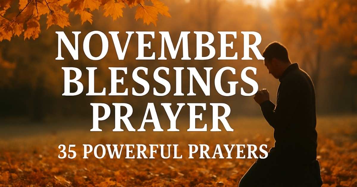 November Blessings Prayer