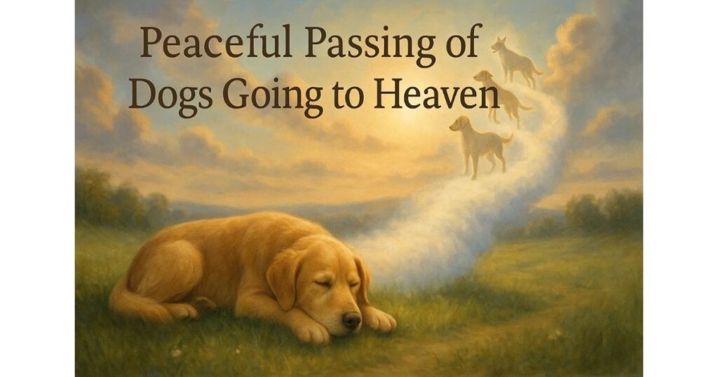  Peaceful Passing of Dogs Going to Heaven
