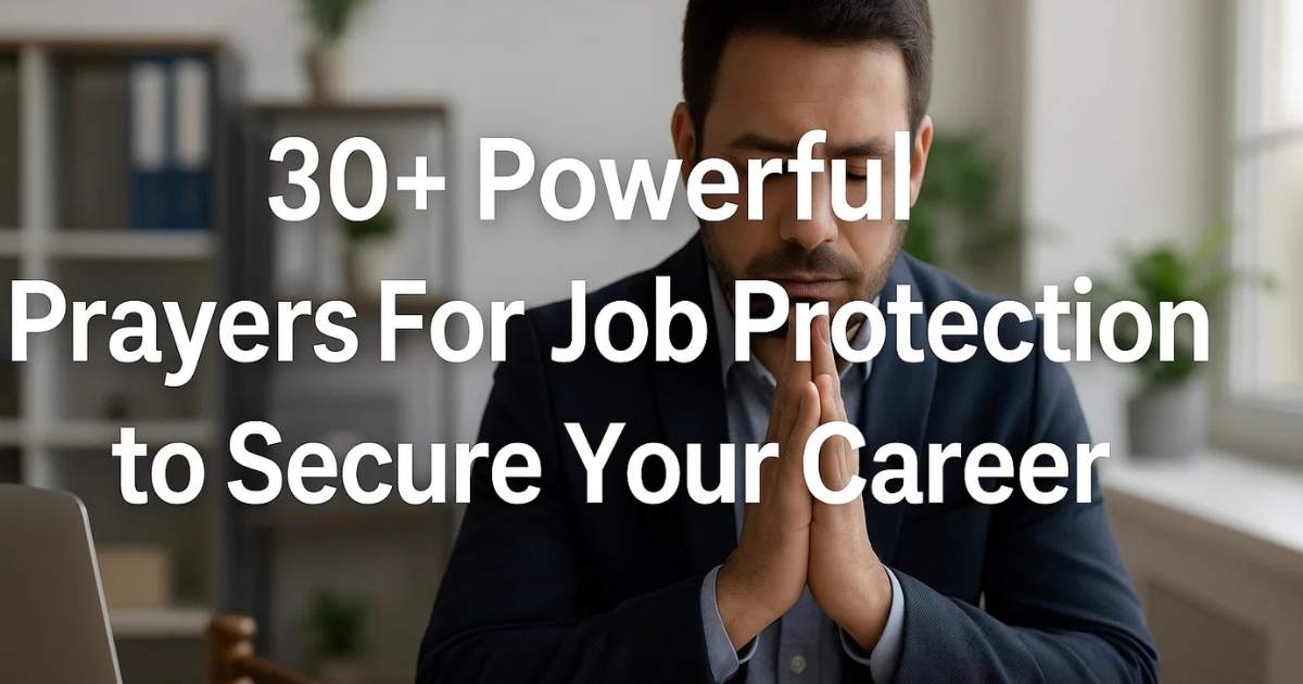 Prayers For Job Protection