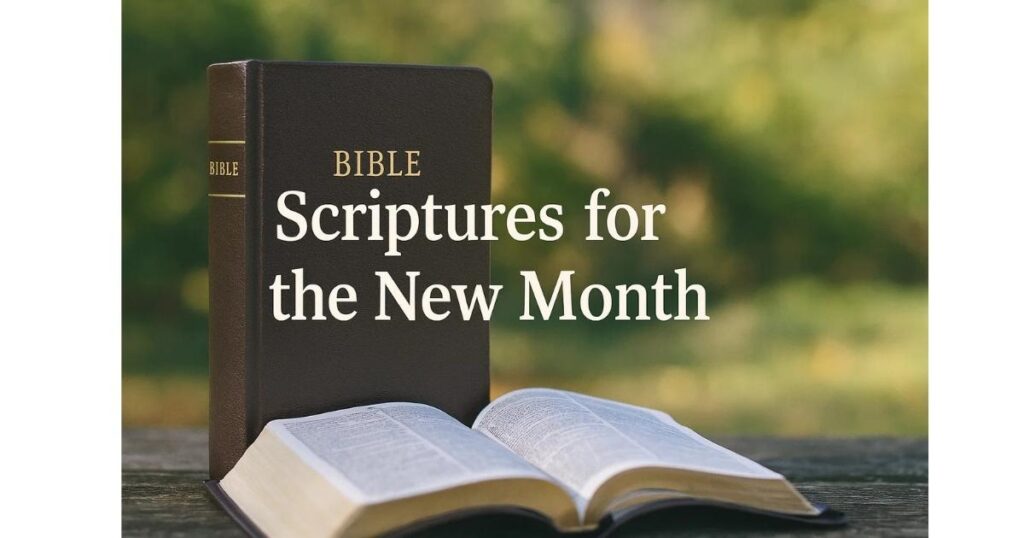 Prayer Points for the New Month Scriptures