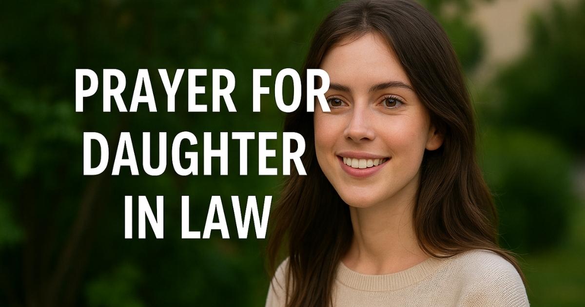 Prayers for Daughter in law