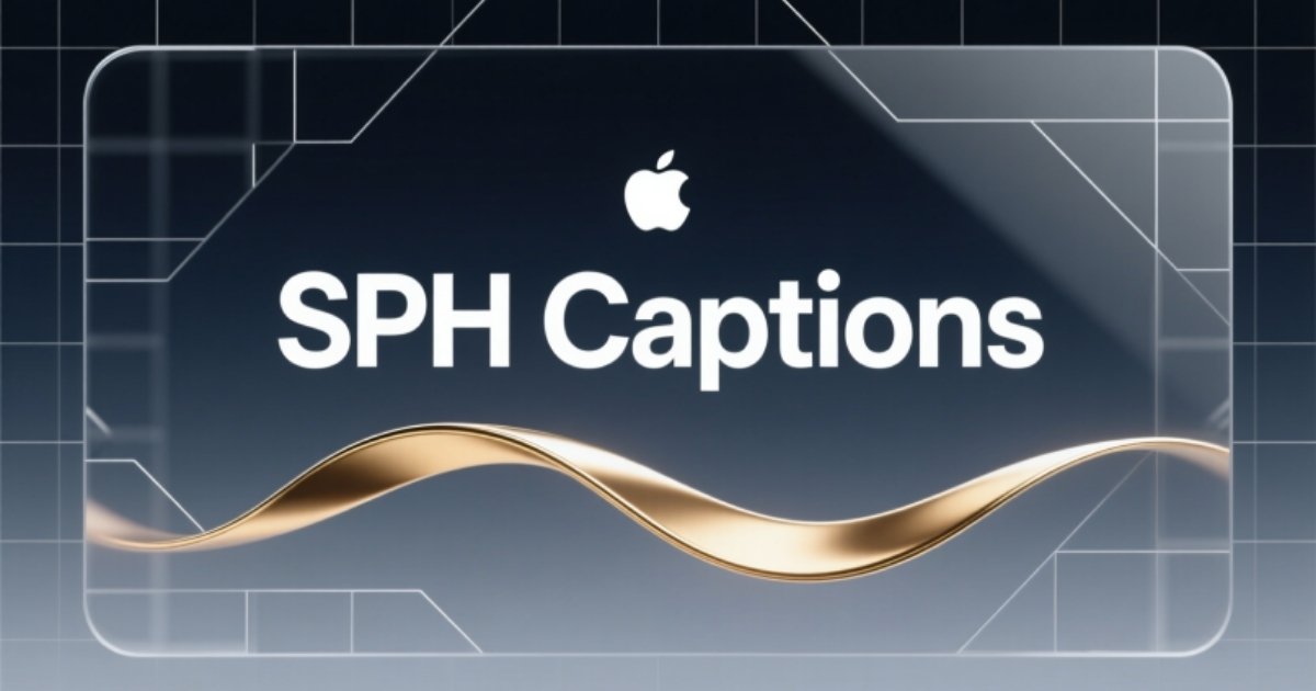 SPH Captions